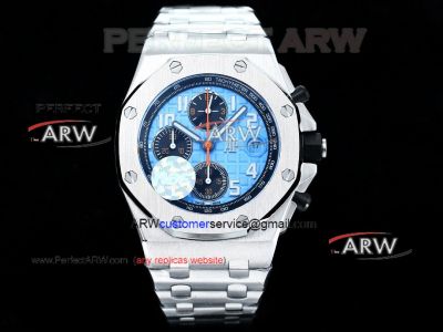 HBF Factory Clone Audemars Piguet Royal Oak Offshore Chronograph Blue Dial